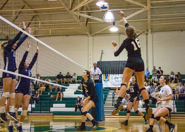 Volleyball Keeps Rolling at Home